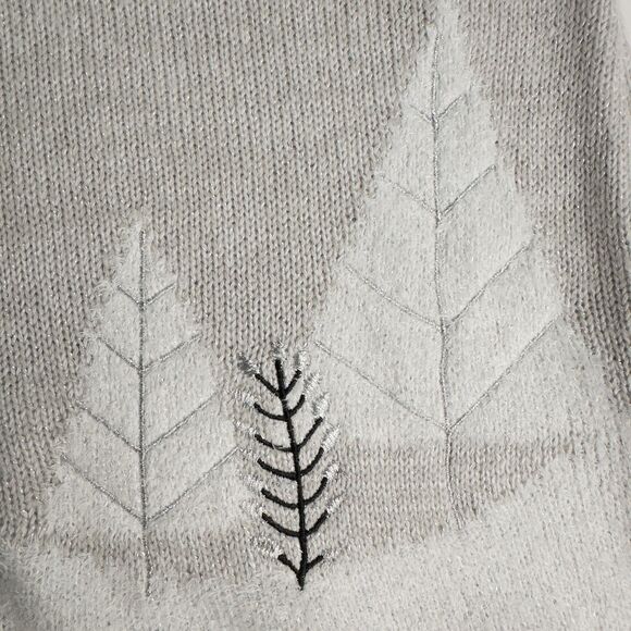 Christopher & Banks Polar Bear Christmas Gifts Sweater Womens Medium Holiday - Picture 6 of 15